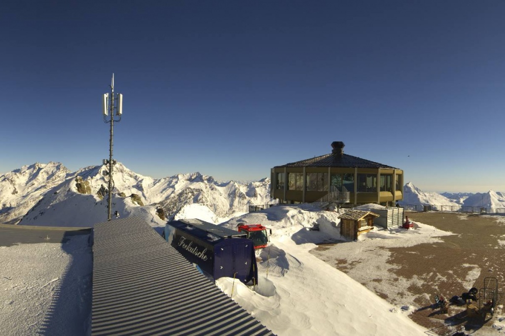 Веб-камера на склоне Saas Fe, Швейцария