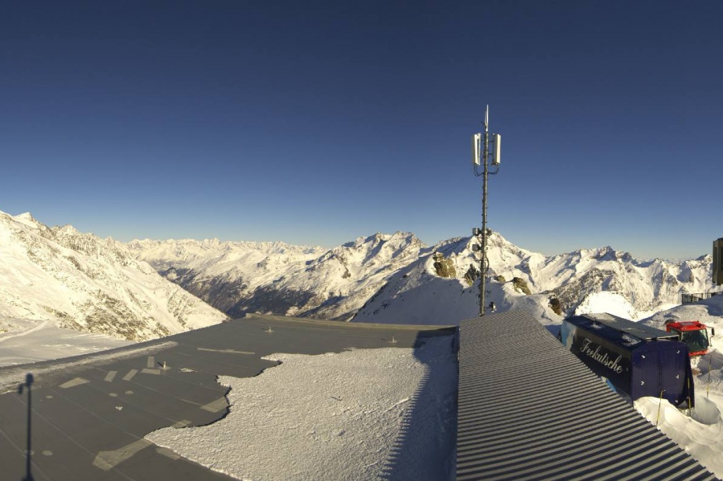 Веб-камера на склоне Saas Fe, Швейцария