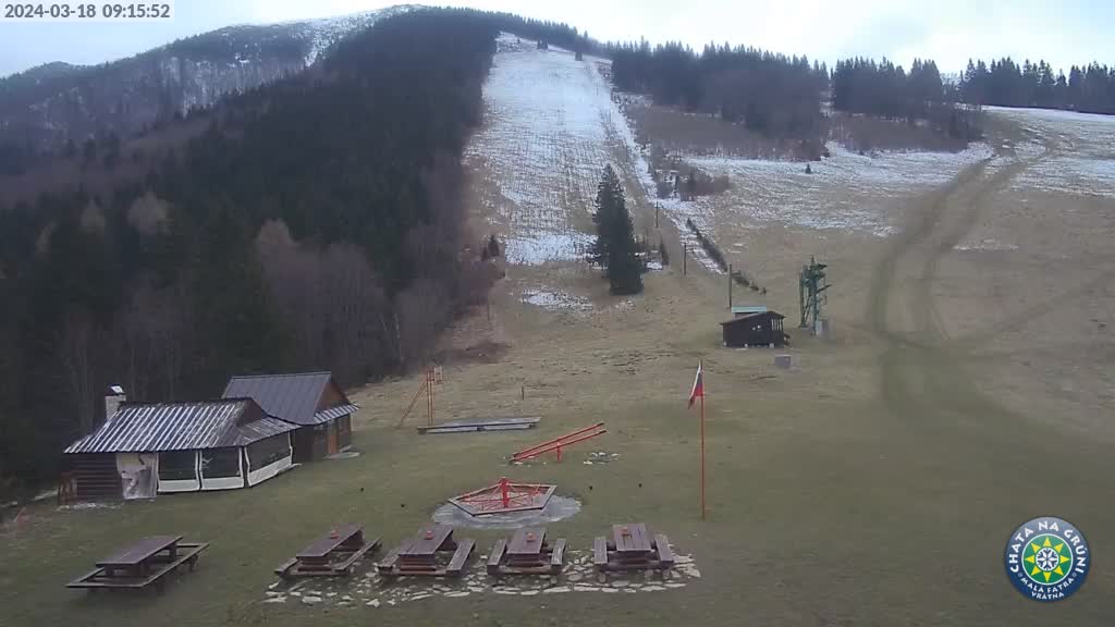 Веб-камера на склоне Vratna, Словакия