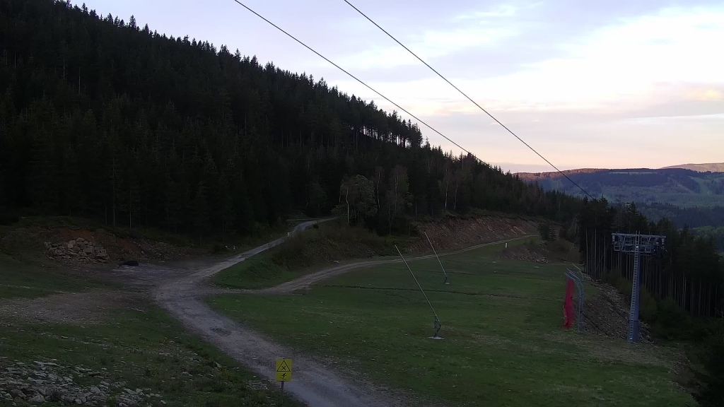 Веб-камера на склоне Klinovec, Чехия