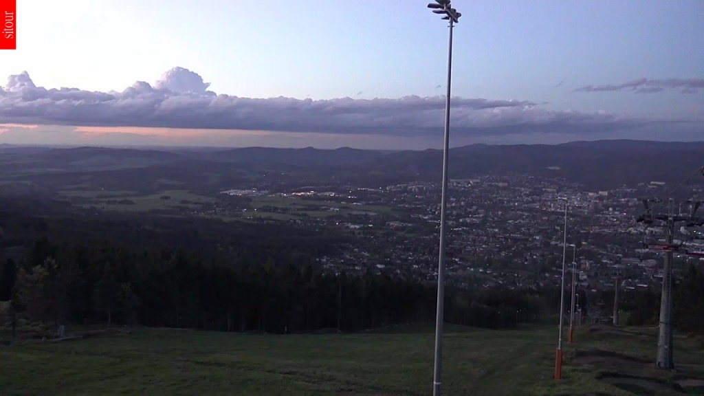 Веб-камера на склоне Йештед, Чехия