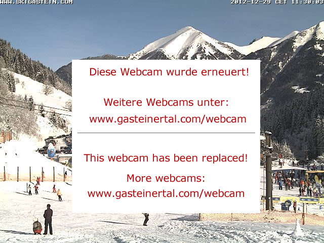 Веб-камера на склоне Bad Gastein, Австрия